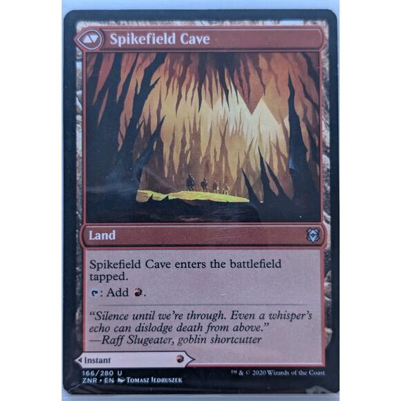Lot 4 Spikefield Hazard/Spikefield Cave — Zendikar Rising #166 — Near Mint — MTG - Picture 3 of 4